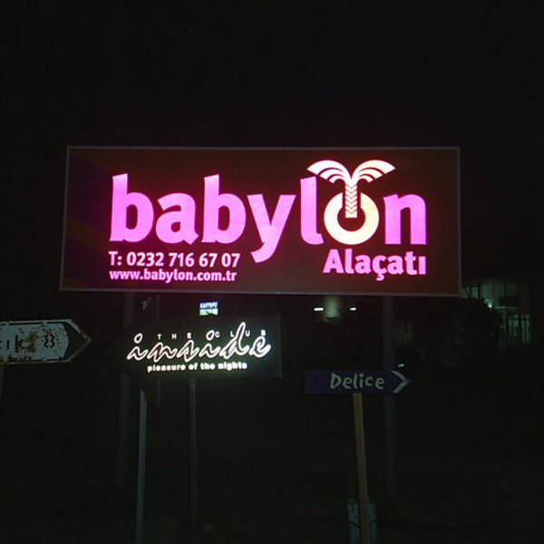 Cephe Çatı Yol Reklam Panoları-Babylon