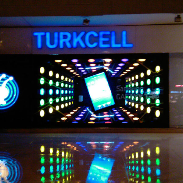 Reklam Tabela Led Neon Uygulama-Turkcell